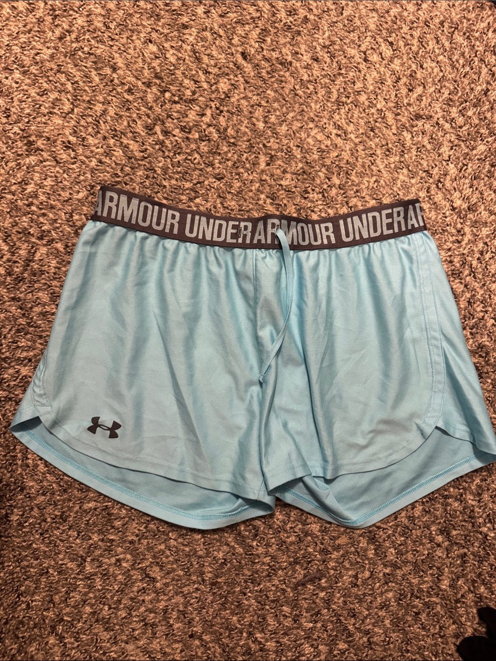 Under Armour Women's Light Blue Athletic Shorts